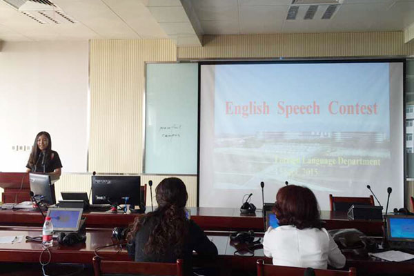 【外语系】全国英语演讲比赛选拔赛举行